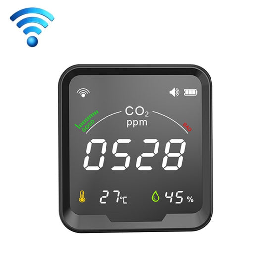 PTH-9CW Wifi Intelligent Infrared CO2 Detector Air Quality Detector Home Temperature And Humidity Meter, PTH-9CW