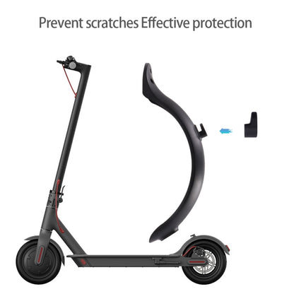 For Xiaomi M365 Electric Scooter Accessories, Fender+Bracket+Taillight, Black With Wrench, Black Without Wrench