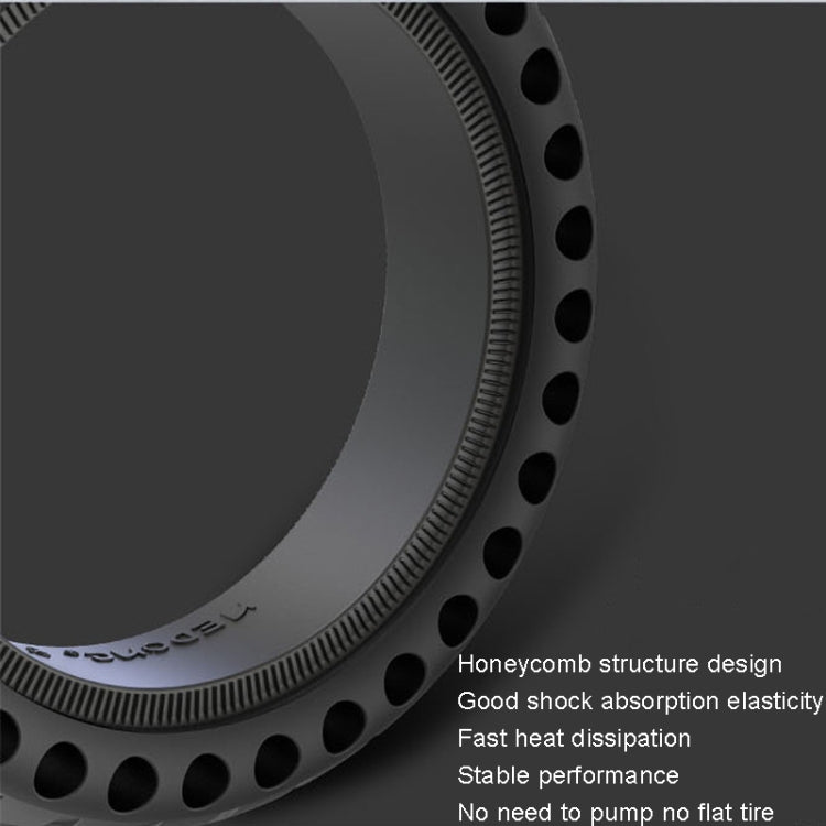 8 inch Electric Scooter Non-slip Honeycomb Outer Tire For Xiaomi M365/M365 Pro /1S/Pro2/Essential, Side Honeycomb Black