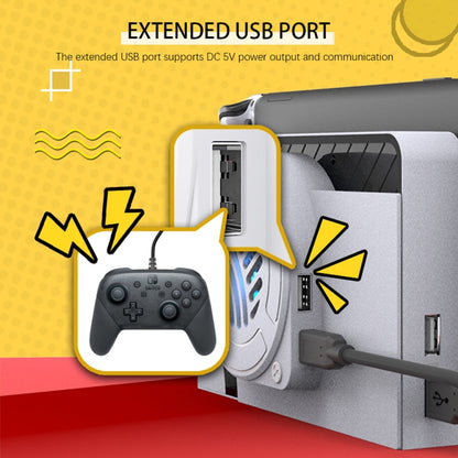 For Nintendo Switch OLED SWL138 Game Console Cooling Fan Host Storage Base Cooling Bracket, SWL138