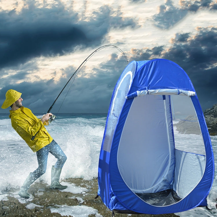 ZL-8802 Outdoor Rainproof and Sunshade Foldable Fishing Single Tent with Dual Window, ZL-8802 (Royal Blue)
