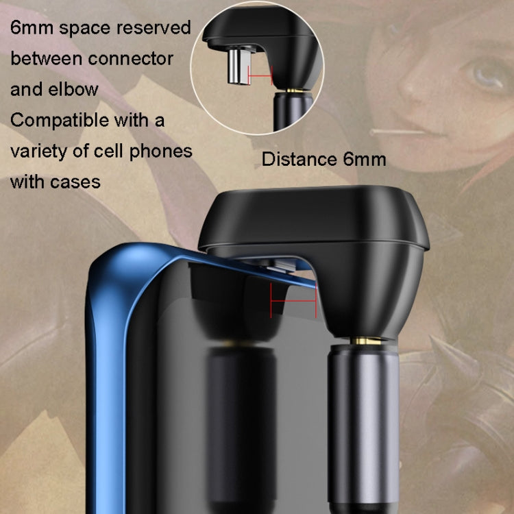 U-shaped Elbow Type-C/USB-C Male To Female Data Transfer Charging Adaptor, 2.0, 3.1, 4.0