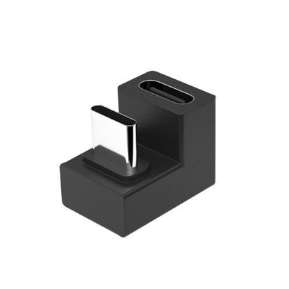 U-shaped Elbow Type-C/USB-C Male To Female Data Transfer Charging Adaptor, 2.0, 3.1, 4.0