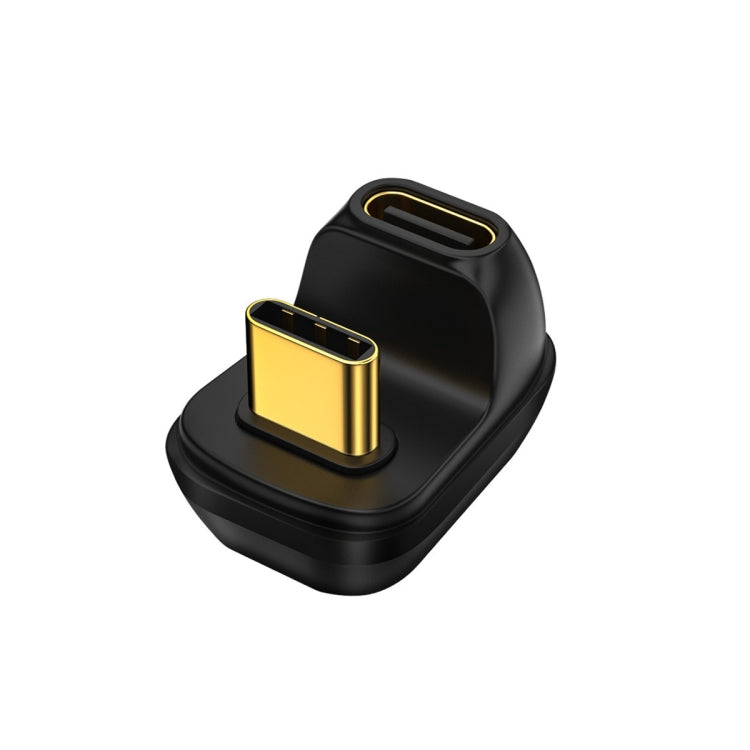 U-shaped Elbow Type-C/USB-C Male To Female Data Transfer Charging Adaptor, 2.0, 3.1, 4.0