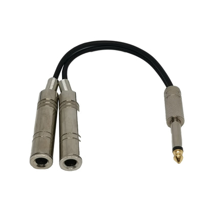 Noise Reduction Shielded Bass Electric Guitar Cable Musical Instrument Accessories, 6.35mm Male To 2 Female Single Channel, 6.35mm Male To 2 Female Dual Channel