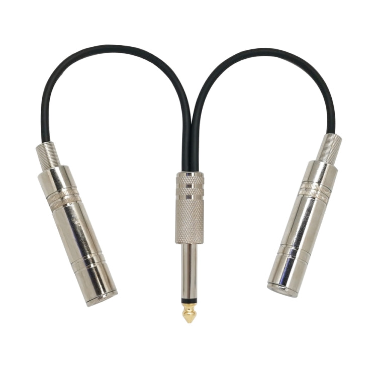 Noise Reduction Shielded Bass Electric Guitar Cable Musical Instrument Accessories, 6.35mm Male To 2 Female Single Channel, 6.35mm Male To 2 Female Dual Channel