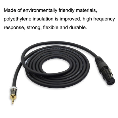 3.5mm To Caron Female Sound Card Microphone Audio Cable, Length:, 0.5m, 1m, 1.5m, 2m, 3m, 5m, 10m, 15m