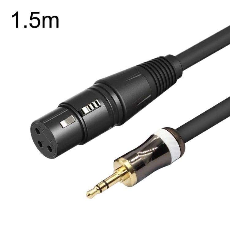 3.5mm To Caron Female Sound Card Microphone Audio Cable, Length:, 0.5m, 1m, 1.5m, 2m, 3m, 5m, 10m, 15m