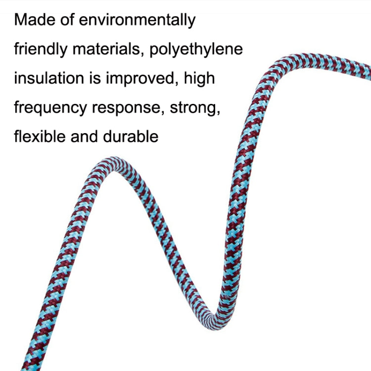 JT001 Male To Male 6.35mm Audio Cable Noise Reduction Folk Bass Instrument Cable, Length:, 3m