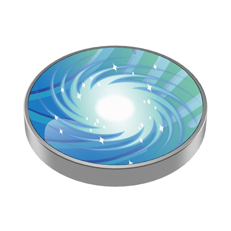 Colorful Luminous Galaxy Star Stainless Steel Rotary Gyro Fingertip Anti Stress Toys