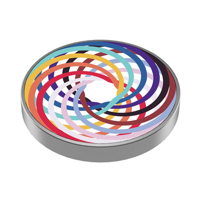 Colorful Luminous Galaxy Star Stainless Steel Rotary Gyro Fingertip Anti Stress Toys