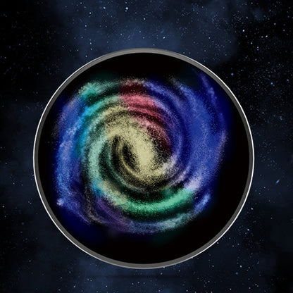 Colorful Luminous Galaxy Star Stainless Steel Rotary Gyro Fingertip Anti Stress Toys