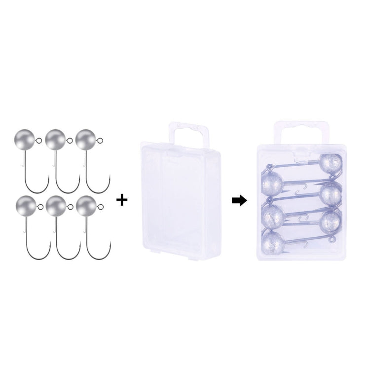 Lead Head Hook Fishing Gear Lua Anti-drop Hooks, HENGJIA JI035 50pcs 1g, HENGJIA JI035 40pcs 1.5g, HENGJIA JI035 30pcs 2g, HENGJIA JI035 20pcs 3.5g, HENGJIA JI035 15pcs 5g, HENGJIA JI035 10pcs 7g, HENGJIA JI035 8pcs 10g, HENGJIA JI035 6pcs 14g...