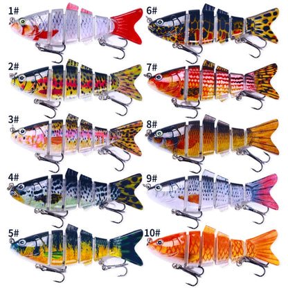 HENGJIA JM061 Multi-segment Fish Bionic Lure Submerged Lures, JM061 (3), JM061 (4), JM061 (5), JM061 (6), JM061 (7), JM061 (8), JM061 (9), JM061 (10), JM061 (1), JM061 (2)