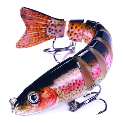 HENGJIA JM064 Multi-section Fish Minnow Bionic Fake Lures Sea Fishing Sinking Lures, JM064 (7), JM064 (8), JM064 (9), JM064 (10), JM064 (11), JM064 (1), JM064 (12), JM064 (2), JM064 (3), JM064 (4), JM064 (5), JM064 (6)