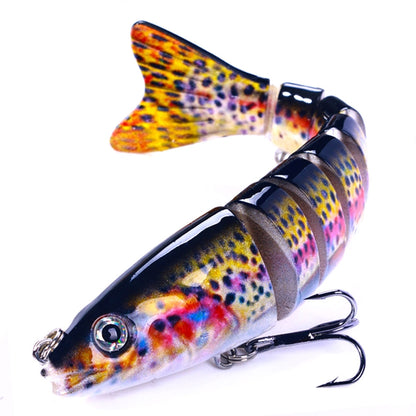 HENGJIA JM064 Multi-section Fish Minnow Bionic Fake Lures Sea Fishing Sinking Lures, JM064 (7), JM064 (8), JM064 (9), JM064 (10), JM064 (11), JM064 (1), JM064 (12), JM064 (2), JM064 (3), JM064 (4), JM064 (5), JM064 (6)