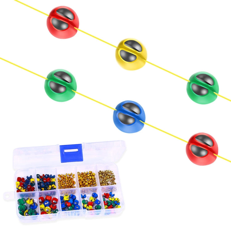 HENGJIA JI081-1 212pcs/box Bite Lead Fishing Weighted Accessories Set, Bite Lead