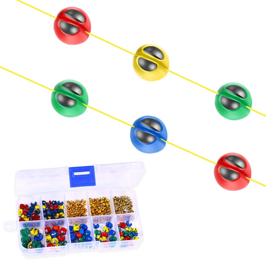 HENGJIA JI081-1 212pcs/box Bite Lead Fishing Weighted Accessories Set, Bite Lead
