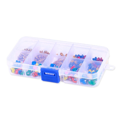 HENGJIA JI081-1 212pcs/box Bite Lead Fishing Weighted Accessories Set, Bite Lead