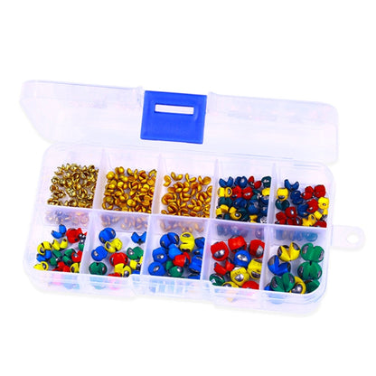 HENGJIA JI081-1 212pcs/box Bite Lead Fishing Weighted Accessories Set, Bite Lead