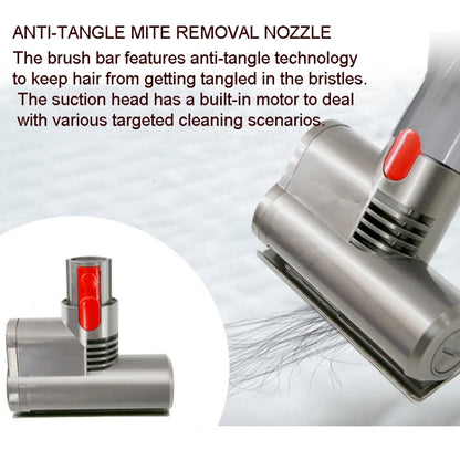 For Dyson V7 V8 V10 V11 Vacuum Cleaner Mattress Suction Head Mite Removal Brush Head ?, Upgraded