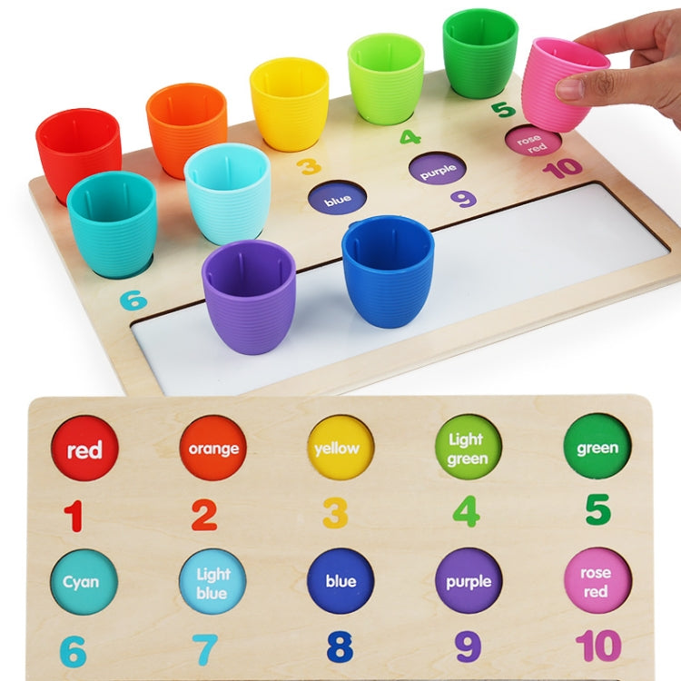 Children Mathematical Enlightenment Teaching Aids Number Cognition Color Classification Matching Toys, Matching Toys