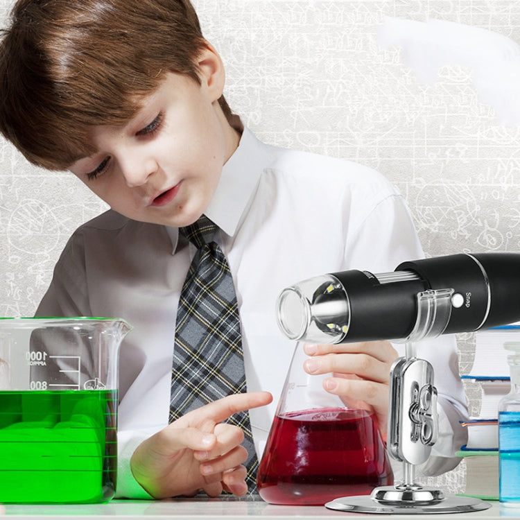 50X-1000X Wireless WIFI Connection LED Light Portable Digital Microscope, W05, W05-B, W05-Z11054