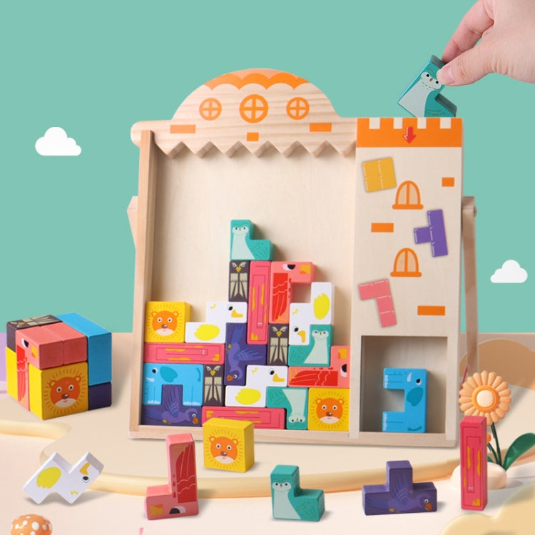 Children Multifunctional Block Puzzle Stacking Building Blocks Board Game Toys, Block Puzzle
