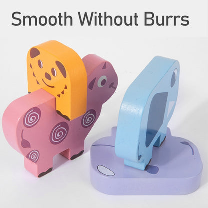 Animal Balance Stacking Blocks Toys Children Early Education Building Block Stacking Toy, Animal Balance