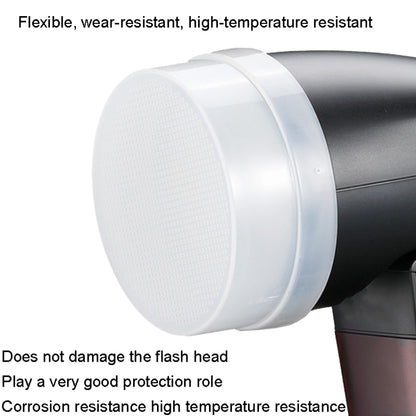 Round Light Head Universal SLR Camera Top Hot Shoe Light Soapbox, For Godox V1/AD100Pro/AD200/AD200Pro, For Godox V1/AD100Pro/AD200/AD200Pro(White), For Godox V1/AD100Pro/AD200/AD200Pro(Yellow), For Godox V1/AD100Pro/AD200/AD200Pro(Blue)
