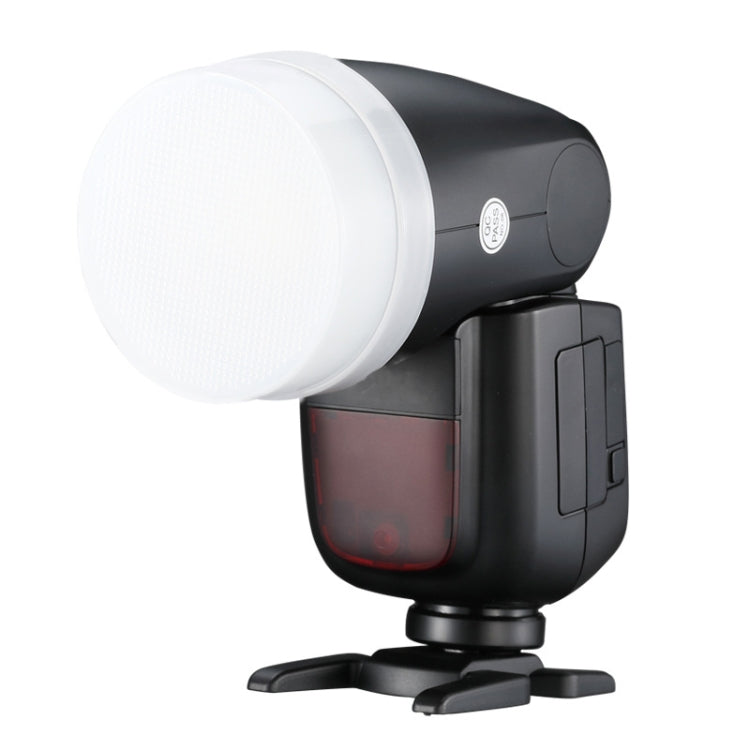 Round Light Head Universal SLR Camera Top Hot Shoe Light Soapbox, For Godox V1/AD100Pro/AD200/AD200Pro, For Godox V1/AD100Pro/AD200/AD200Pro(White), For Godox V1/AD100Pro/AD200/AD200Pro(Yellow), For Godox V1/AD100Pro/AD200/AD200Pro(Blue)