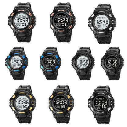 SKMEI 2003 Multifunctional Back Light Sports Watch Mens Countdown Date Alarm Clock Watch