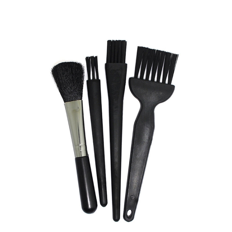 Computer Keyboard Screen Camera Lens Digital Equipment Cleaning Brush, 4pcs/set (3 Hard Hair+1 Soft Hair), 4pcs/set (4 Hard Hair)