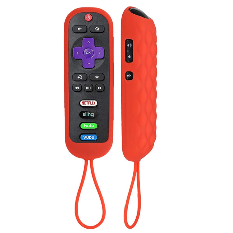 For TCL Roku RC280/RC282 2pcs Oval Remote Control Silicone Case