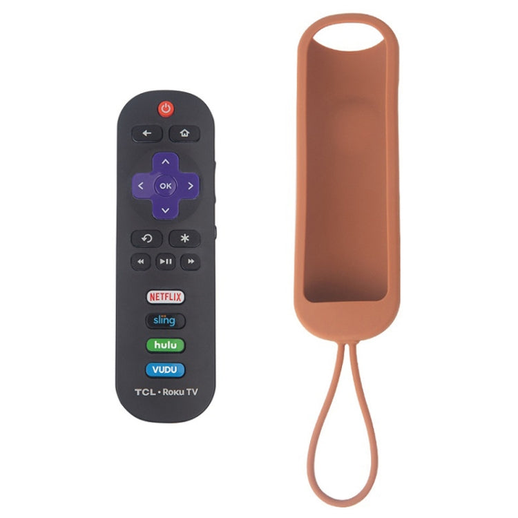 For TCL Roku RC280/RC282 2pcs Oval Remote Control Silicone Case