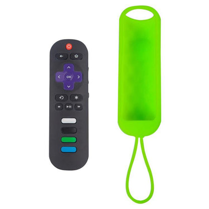 For TCL Roku RC280/RC282 2pcs Oval Remote Control Silicone Case