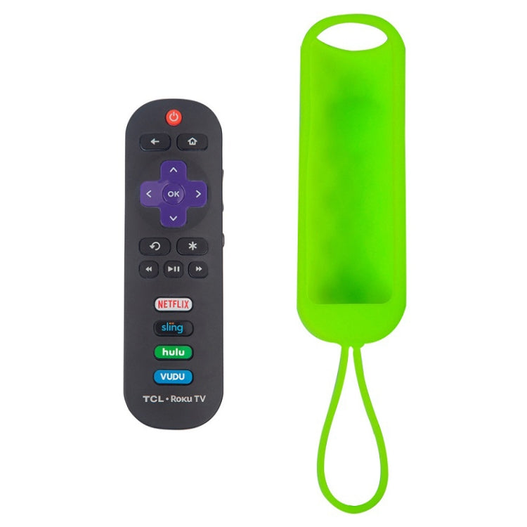 For TCL Roku RC280/RC282 2pcs Oval Remote Control Silicone Case