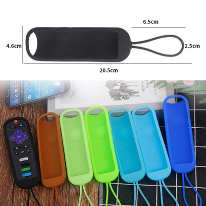 For TCL Roku RC280/RC282 2pcs Oval Remote Control Silicone Case