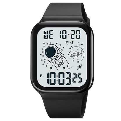 SKMEI 1863 Multifunctional Astronaut Student Digital Sports Square Watch, 1863