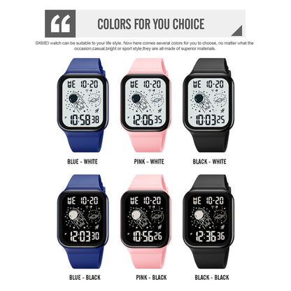 SKMEI 1863 Multifunctional Astronaut Student Digital Sports Square Watch, 1863