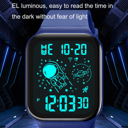 SKMEI 1863 Multifunctional Astronaut Student Digital Sports Square Watch, 1863