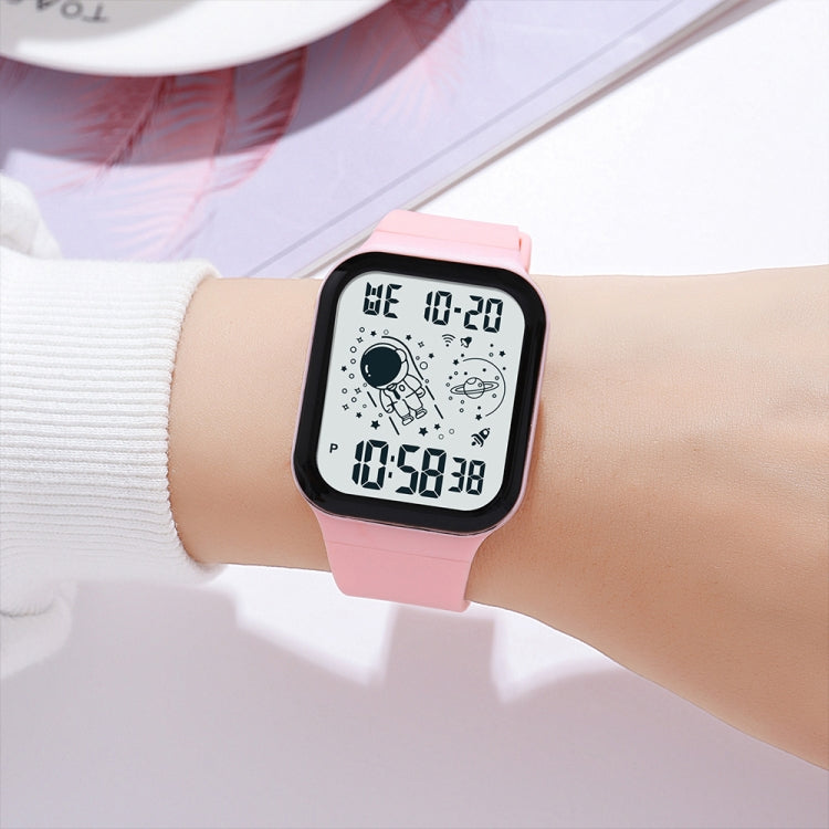 SKMEI 1863 Multifunctional Astronaut Student Digital Sports Square Watch, 1863
