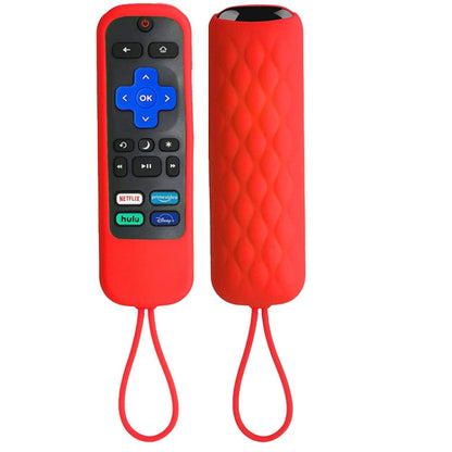 For TCL Roku 3600R/3900/Voice RCAL7R 2pcs Remote Control Silicone Case