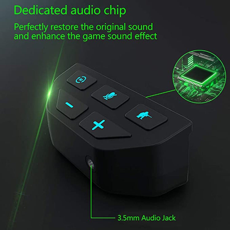 For Microsoft Xbox One S / X / Elite HS-XO193A Gamepad Sound Enhancer 3.5mm Converter Headphone Adapter, For Xbox One S / X / Elite