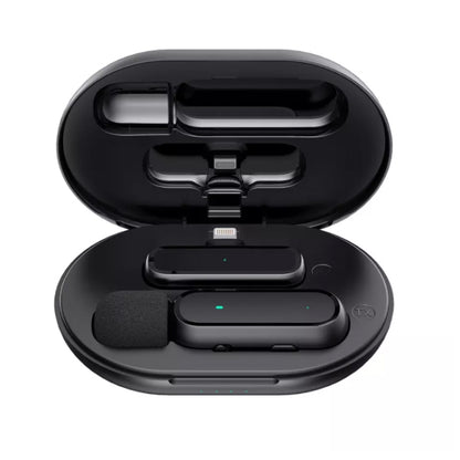 Wireless Lavalier Microphone With Charging Box Noise Reduction Video Record Mic,Spec:, K63 One To Two  Type-C Interface, K63 One To Two  8 Pin Interface, K61 One To  One Type-C Interface, K61 One To  One 8 Pin Interface