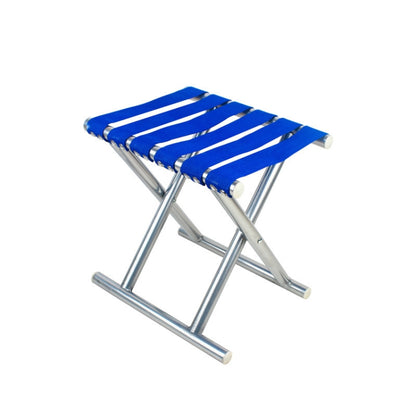 Metal Tube Outdoor Folding Chair Fishing Stool Camping Portable Stool, Medium (25.5cm) Random Color, Large (31.5cm)  Army Green Tube, Large (31.5cm) White Tube