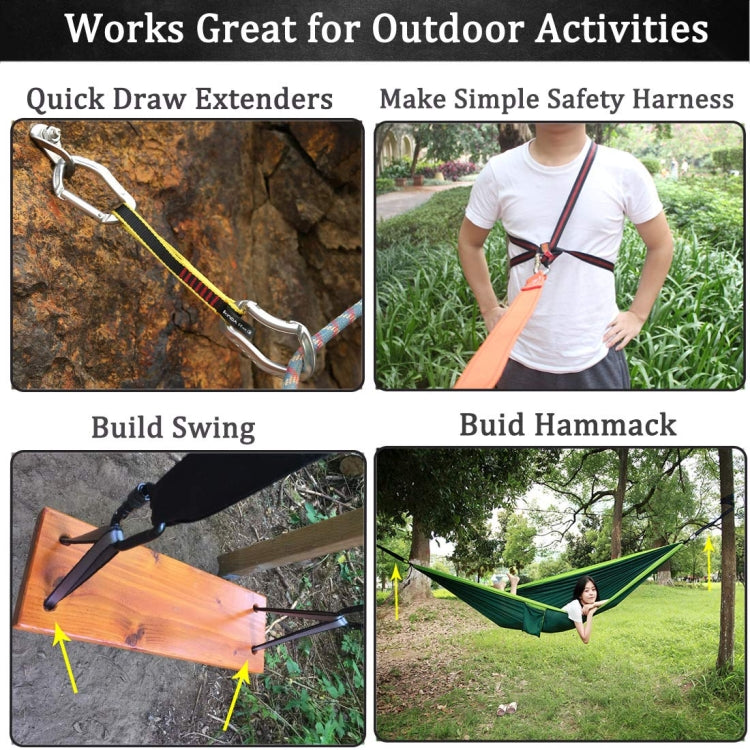 XINDA Climbing Utility Cord for Tree Work Rock Climbing Rappelling ,Size:, 120cm, 60cm, 80cm