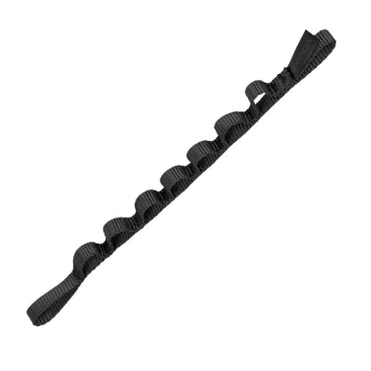 XINDA Outdoor Climbing Daisy Chain Rope Sling Strap Rappelling Downhill, 25cm Red, 52cm Black
