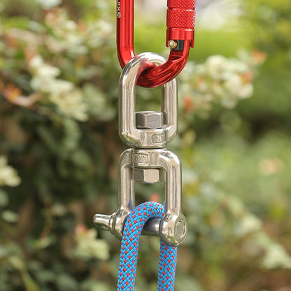 304 Stainless Steel 360 Degree Rotating 8-Shaped Chain Snap Ring Connecting Hook Swivel, M8, M10, M12
