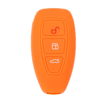 For Ford Focus/Mondeo 2pcs Folding Three-Button Key Protect Cover, Red, Pink, Orange, Yellow, Sky Blue, New Green, Purple, Black
